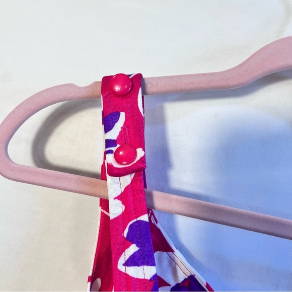 Vintage Perfection Fit by Roxanne 14/36 Cup C Floral One-Piece Swimsuit - Picture 5 of 6